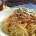 ハリッサで冷たいパスタ