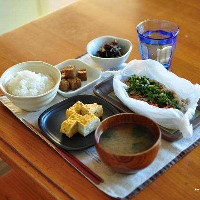 なーちゃんとすぅの居ない晩ごはん、昼ごはん