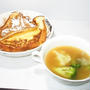 フレンチトーストとお手軽野菜スープ