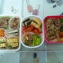 娘の自家製冷食とお弁当