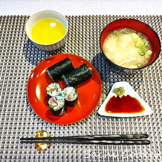 かわりごはん de ねぎとろ細巻き