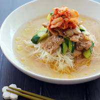 上州麦豚とキュウリの辛ウマそうめん