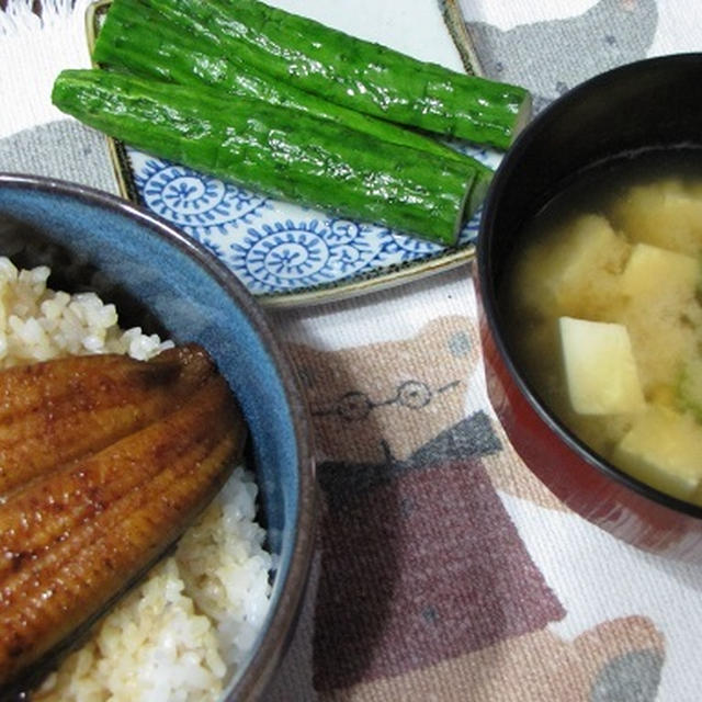 土用の丑の日　うなぎを食べましょう☆