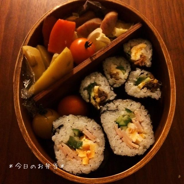 巻き寿司のお弁当