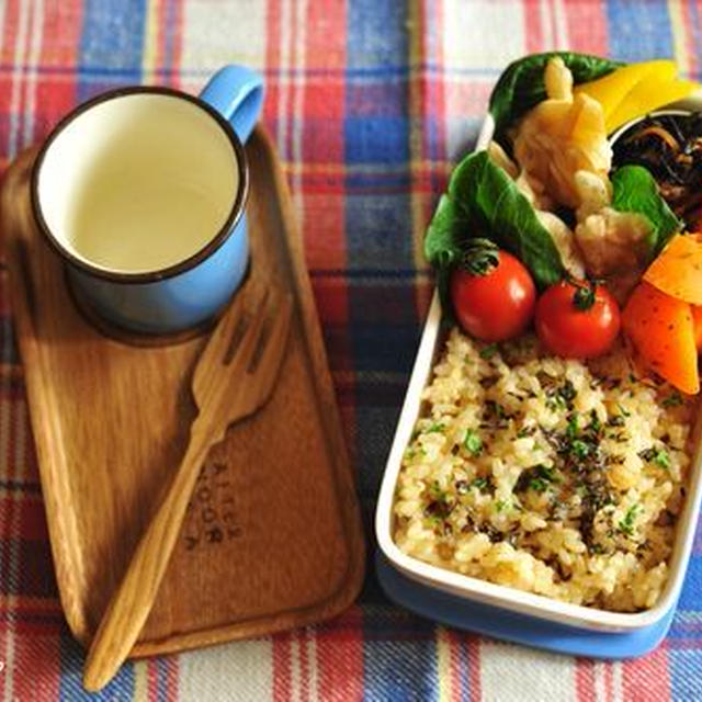 ママ弁「かき揚げのお弁当」