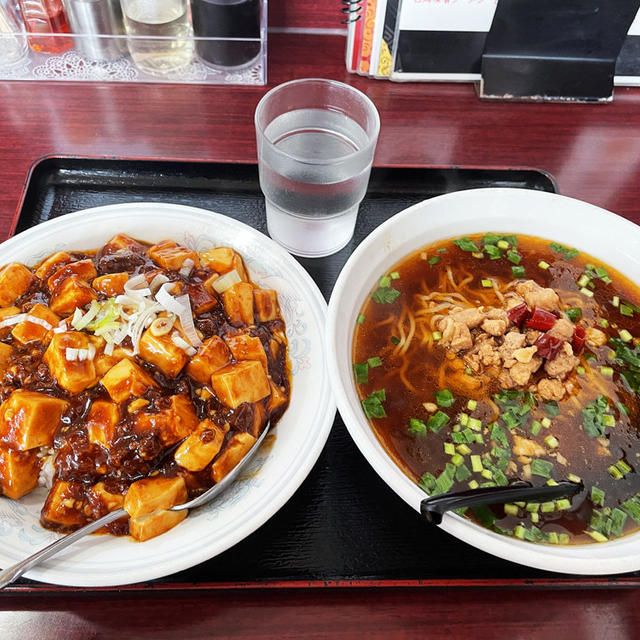 台湾ラーメンと麻婆飯を食す 〜ラーメン＋ご飯セット〜