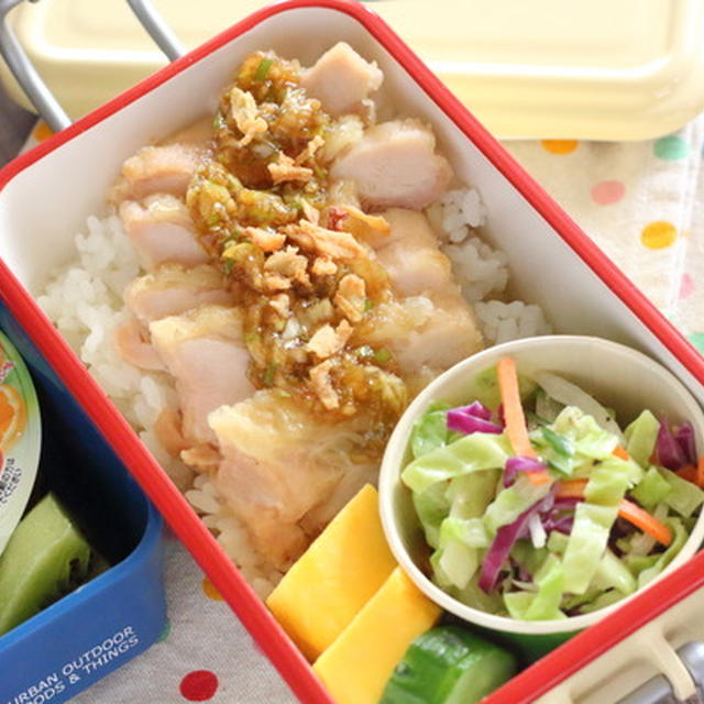 弁当記録｜鶏唐ねぎソース・コールスローサラダの簡単レシピ付き