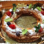 全部ホットケーキミックス、です！！　～クリスマスリースのシュー♥～