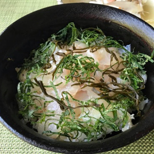 甘鯛の昆布締めチラシ丼