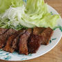簡単♪牛カルビの野菜巻き