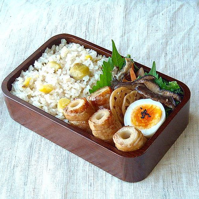 9/25(水)ちくわ肉巻き弁当