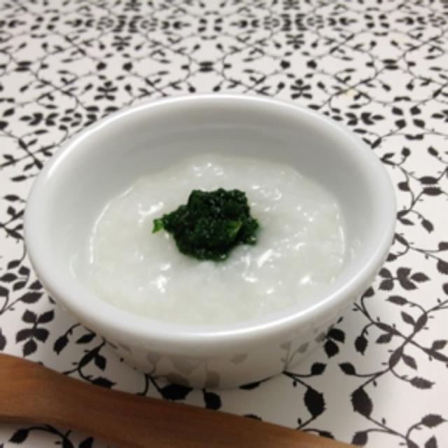 ほうれん草のおかゆ