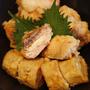 鮭のチーズ天ぷら＆玉子焼きの天ぷら