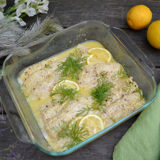 Baked Lemon Fish ベイクドレモンフィッシュ