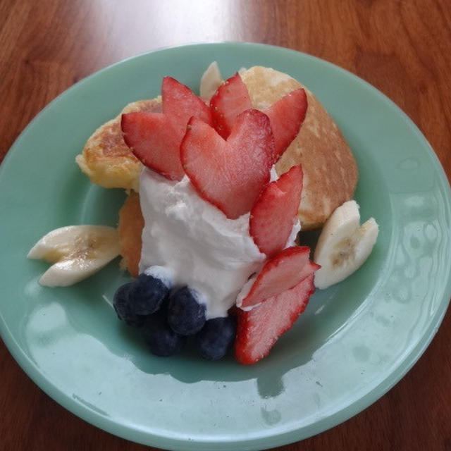 おうちdeふんわりホットケーキ♪森永