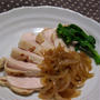 新玉ねぎをソースにしたしっとり鶏胸肉ソテー