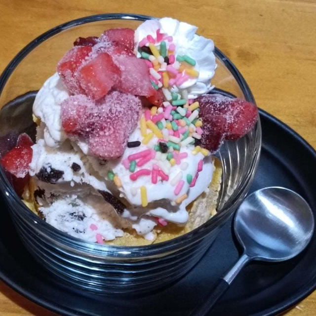 子どもたちのテンションを上げる！！お家でパフェパーティー(*^-^*)