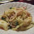 ハム・たまご・かいわれのパスタサラダ　ありもんで(^^ゞ
