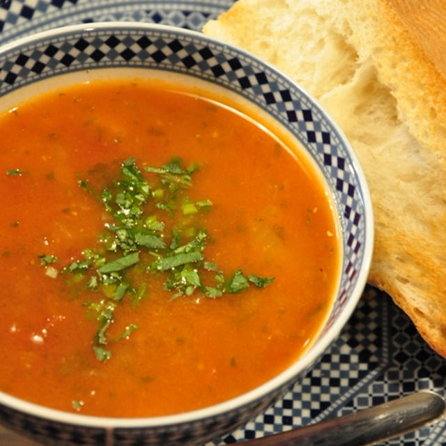 モロッコのハリラ風　お豆のスープ