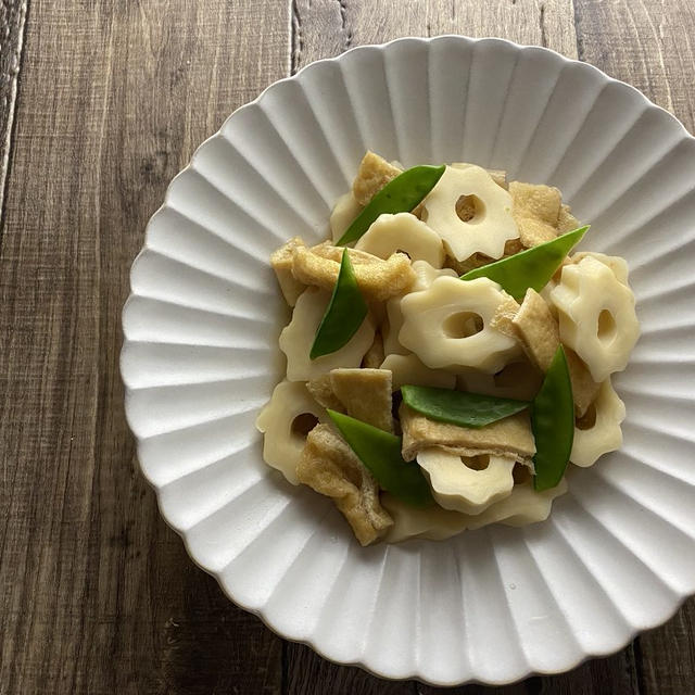 ちくわぶと油揚げの煮物