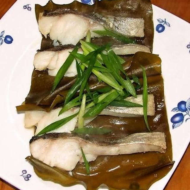 鱈の昆布蒸し＆豆腐の蒲焼き