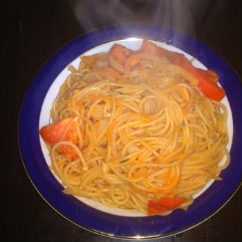 ナポリタンにしたよ
