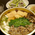 水菜の肉豆腐