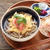 ふわふわ卵カニカマあんかけうどん