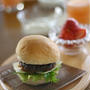 ハンバーガーの朝ごはん