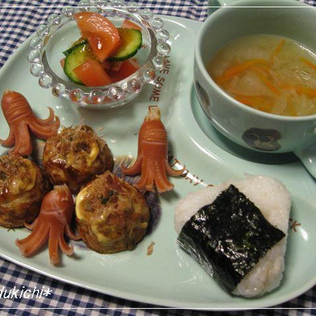 夏休み♪たこ焼きワンプレートランチ