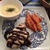鶏胸肉のバルサミコ&ホワイトソース掛け２。