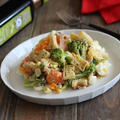 【レシピ】温野菜のパスタサラダ／自家製冷凍野菜も使用して。