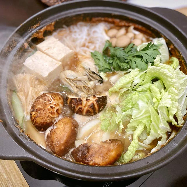 広島名物【牡蠣の土手鍋】アメリカでも作るよ！（レシピあり）
