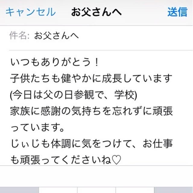 【徒然日記】父の日
