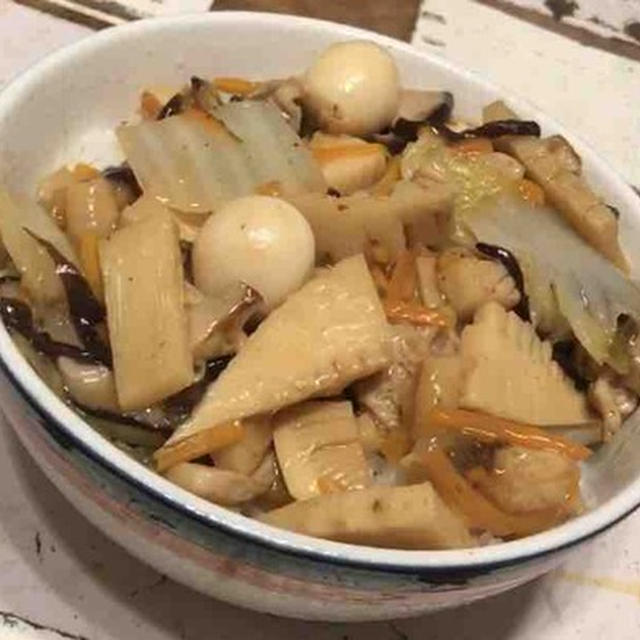 【recipe】中華丼／サッポロ赤星