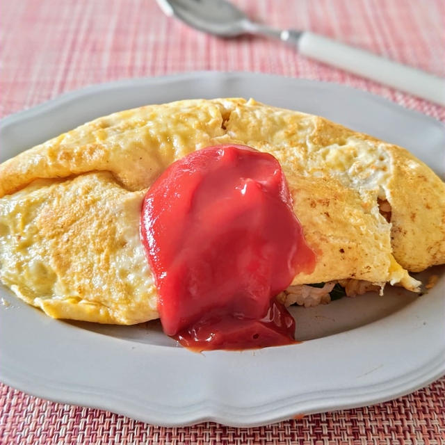 【おうちオムライス】手軽にお昼ご飯。