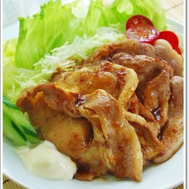 タカラ本みりんで☆豚肉のしょうが焼き♪