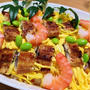 うなぎのちらし寿司＆鶏手羽先を焼いて♪