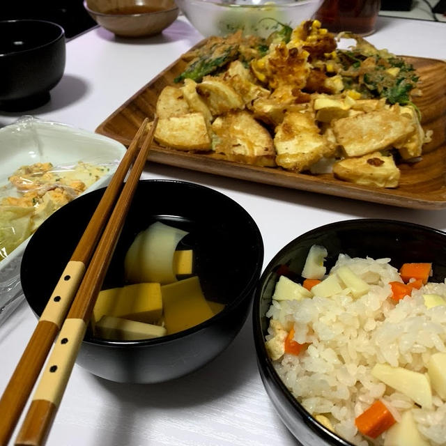 *4月9日（木）の夜ご飯！～筍づくし～