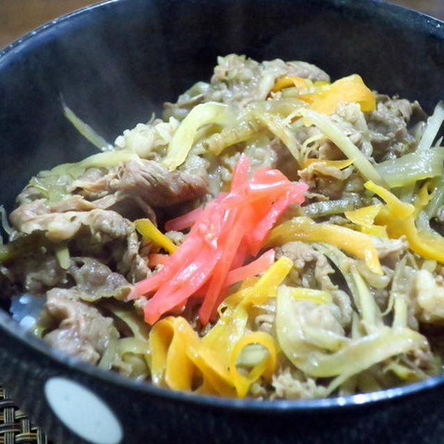 ごぼう牛丼