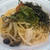 蒸し鶏の梅しそ和風パスタ