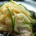 鯛と筍の中華風酒蒸し