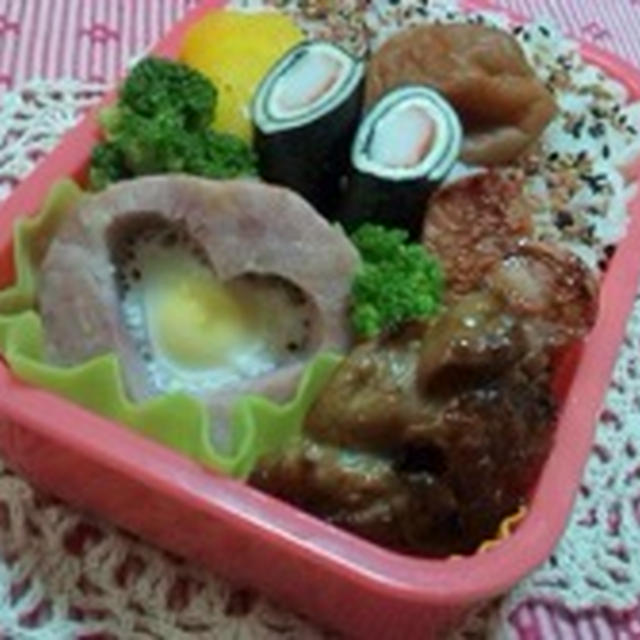 ハムinうずら弁当＆美味しい便が届きました～♪