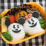 おばけミッキー＆ミニーのハロウィン弁当＊キャラ弁