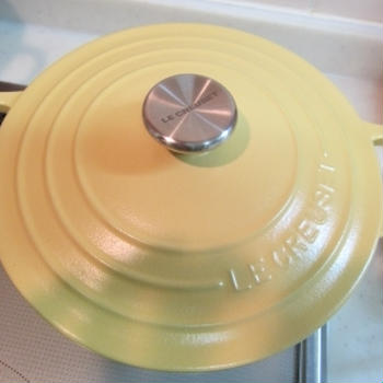 ＤＥＢＵＴ：ココット・ジャポネーズ１８＆ココット・ロンド１４-ミモザ-【鯖の味噌煮＆れんこんの煮物】