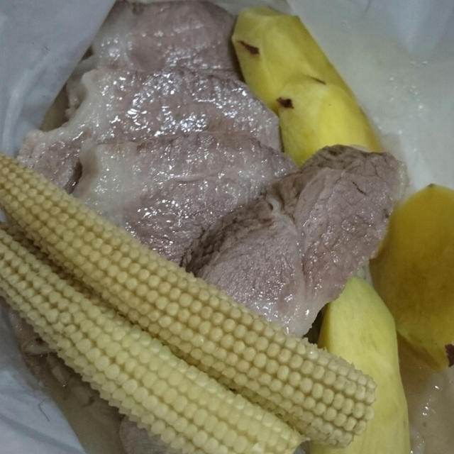 蒸し野菜に手作りゆずこしょう