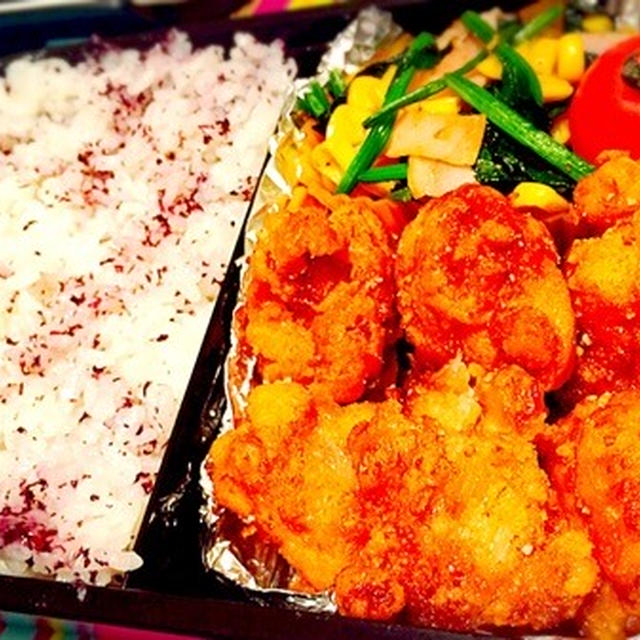 大好物！塩唐揚げ弁当