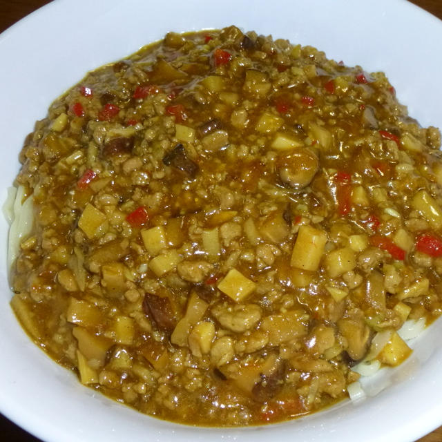 中華風カレージャージャー麺