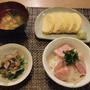 マグロ丼のお献立