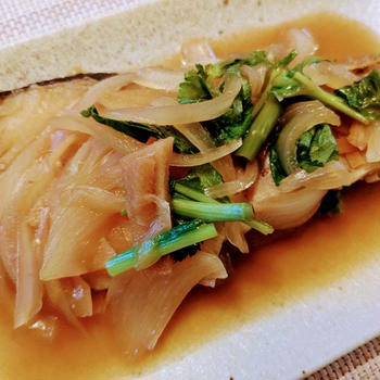 鱈のしょうがポン酢煮☆ナポリタン☆麻婆豆腐